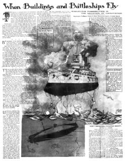 "When Buildings and Battleships Fly - MARVELOUS POSSIBILITIES IN THE NEGATION OF GRAVITY", Washington Times: 40, 3 April 1904, https://chroniclingamerica.loc.gov/lccn/sn84026749/1904-04-03/ed-1/seq-40/ 