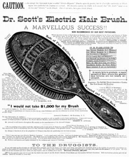 Dr Scott's Electric Hair Brush - McKesson and Robbins Ill. Catalogue (p. 153) - 1883.jpg