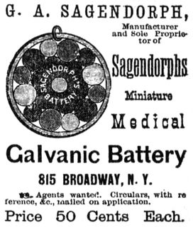 Solicitation for Sagendorph's Battery - 1880.