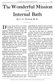 C. G. Percival - The Wonderful Mission of the Internal Bath (1915), page 1 of 2.jpg