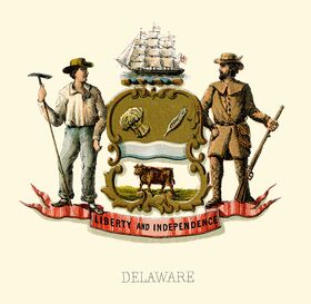 Coat of Arms of Delaware (illustrated, 1876).jpg