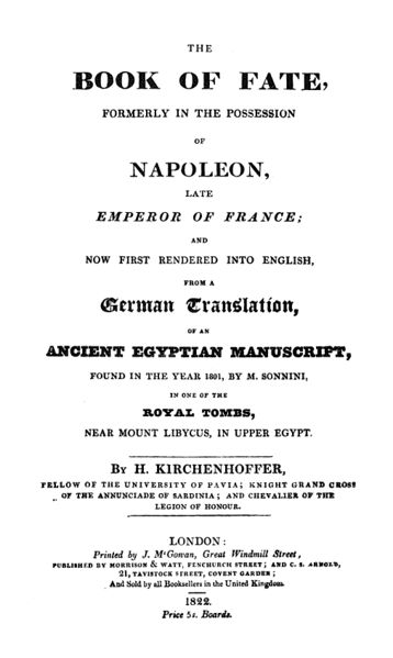 File:Napoleon's Book of Fate - Morrison & Watt, 1822 - title page.jpg