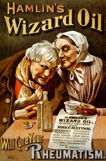 "Hamlin's Wizard Oil Will Cure Your Rheumatism." (c. 1890)