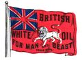 British White Oil - For Man and Beast - white lion on flag trademark (1884).jpg