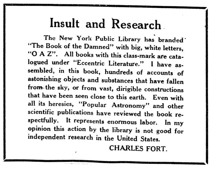 File:The Book of the Damned - Insult and Research - NY Tribune - 1920-10-24.jpg