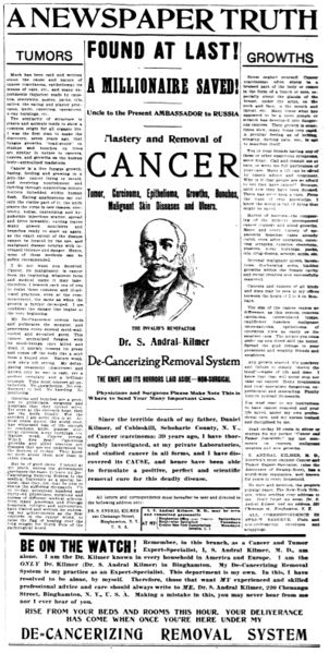 File:S. Andral Kilmer's De-Cancerizing Removal System - New-York Tribune (p. 3) - 1900-05-03.jpg