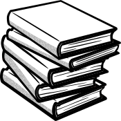 Books - lineart.svg