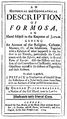 An Historical and Geographical Description of Formosa (1704) - title page.jpg