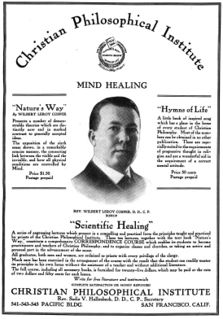 "MIND HEALING" - advert. for Cosper's various books, 1919.