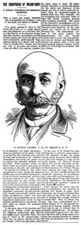 "THE DISCOVERER OF SWAMP-ROOT. A GREAT TRIUMPH OF MEDICAL SCIENCE. What a Great and Living Physician Has Accomplished by Devoting a Life to the Study and Relief of Disease." (1894)