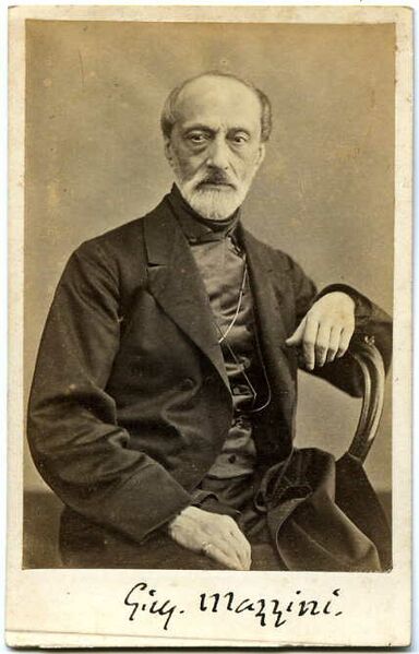 File:Giuseppe Mazzini - photo portrait by Domenico Lama.jpg