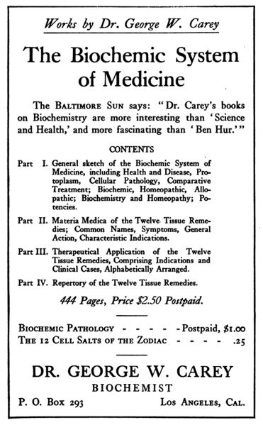 File:George W. Carey - Biochemic System - American Academy of Astrologians (p. 169) - 1917.jpg