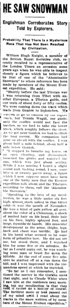 File:William Hugh Knight (on the Yeti) - 1922-02-17 - Greenbrier Independent (Lewisburg, WV), p. 8.png