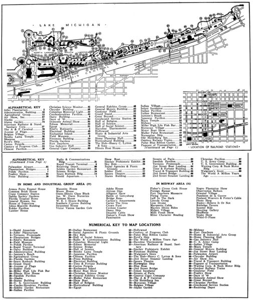 File:Chicago Century of Progress International Exposition (1933) - Ground Plan with Key.jpg