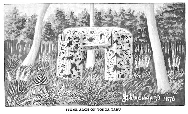 File:James Churchward, Lost Continent of Mu (1926) - Stone Arch on Tonga-Tabu, p. 71.jpg