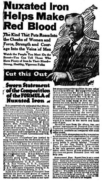 File:Nuxated Iron (Dae Health Labs) - Brunswick News (Brunswick, GA), p. 5 - 1919-09-12.jpg