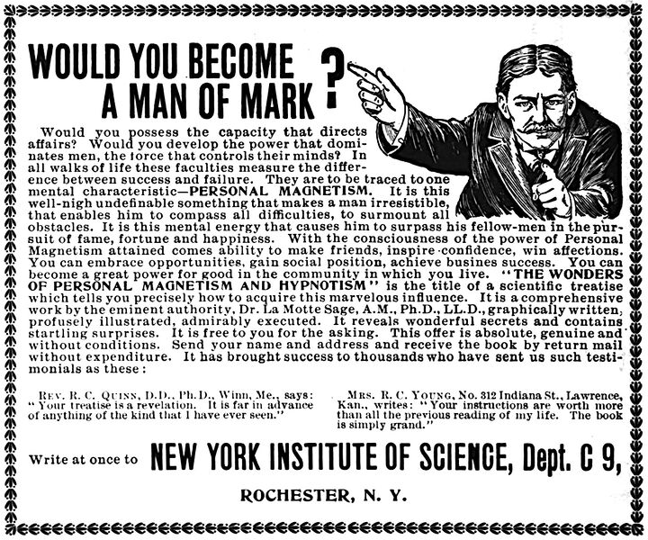 File:New York Institute of Science - WOULD YOU BECOME A MAN OF MARK? (c. 1900).jpg