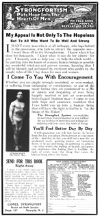 "Strongfortism Puts Hope Into The Hearts Of Men" (Dec. 1920)