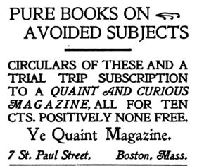 "PURE BOOKS ON AVOIDED SUBJECTS" (Feb. 1902)