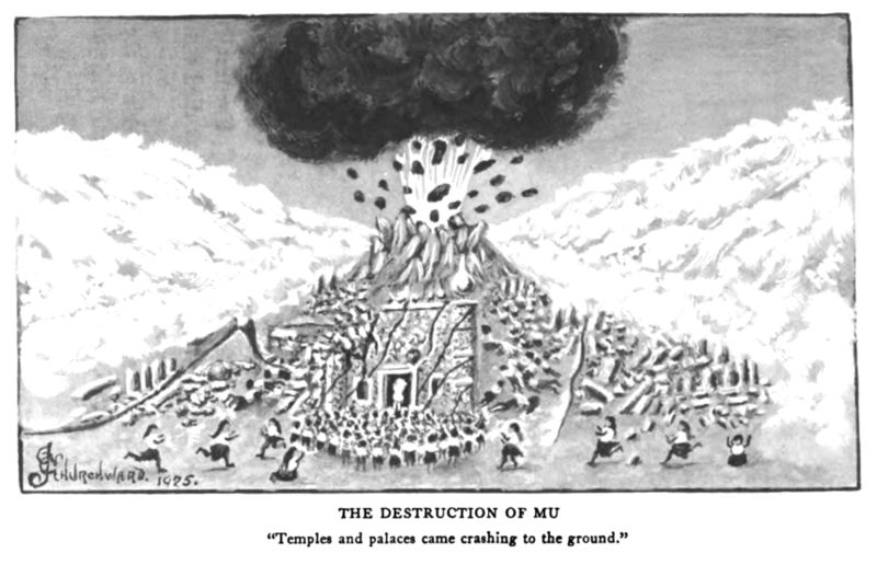 File:James Churchward, Lost Continent of Mu (1926) - The Destruction of Mu, p. 28.jpg
