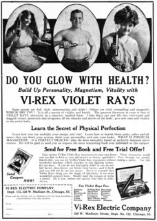 "Do You Glow With Health?", advert, 1922.