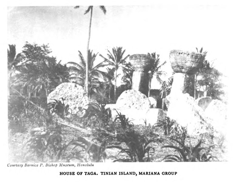 File:James Churchward, Lost Continent of Mu (1926) - House of Taga, Tinian Island, p. 77.jpg