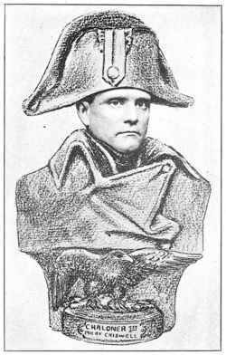 John Armstrong Chaloner in the style of a bust of Napoleon Bonaparte - Robbery Under Law (1914) - frontis.jpg