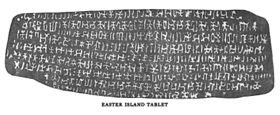 Eastern Island Tablet