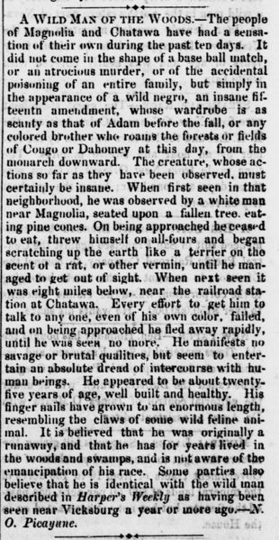File:Wild Man (of the Woods, Idaho) - 1870-07-14 - Idaho World (Idaho City, Idaho Terr.), p.1.jpg