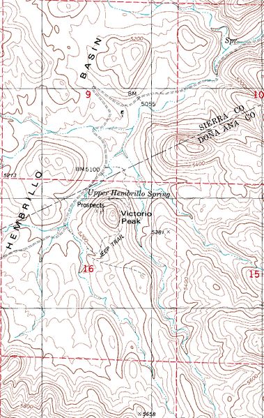 File:USGS topo map of New Mexico, Hembrillo Basin, Victorio Peak - 1981.jpg