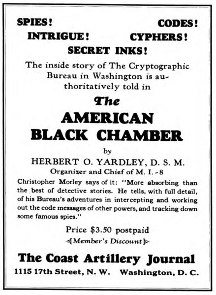 File:The American Black Chamber - Coastal Artillery Journal (v. 74, p. 395) - 1931.jpg