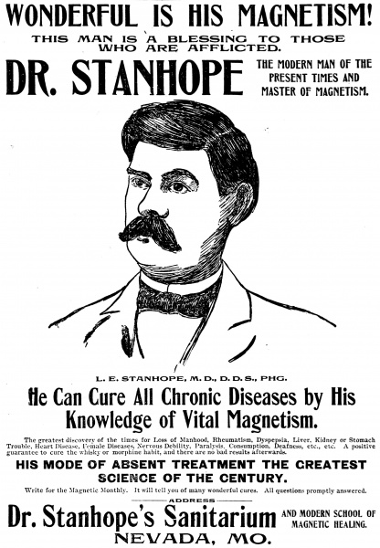 File:Dr LE Stanhope - Advert - Kansas City Journal (May 14, 1899, p6).jpg