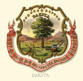 Coat of Arms of the Dakota Territory (illustrated, 1876).jpg