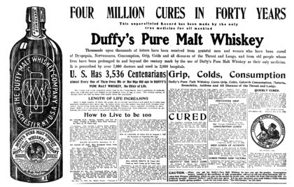 Duffy's Pure Malt Whiskey - Kook Science